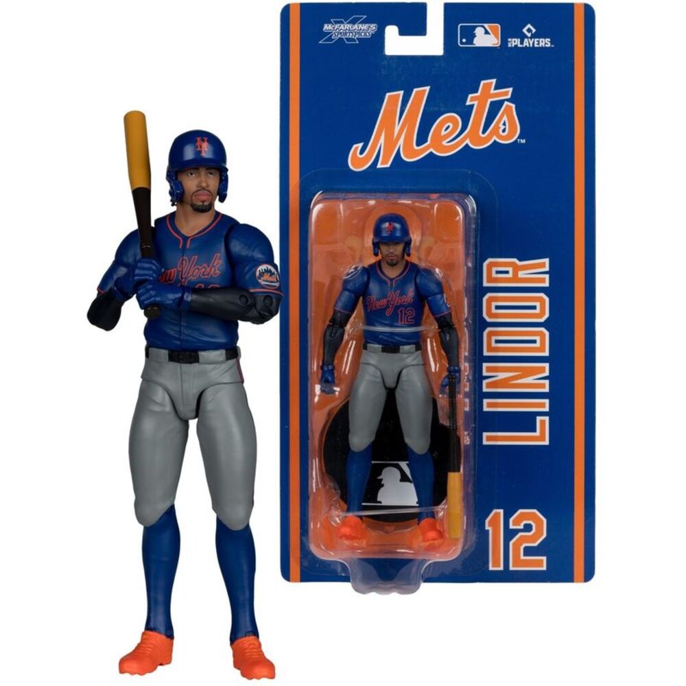 McFarlane SportsPicks - MLB - Francisco Lindor (New York Mets) 6" Action Figure